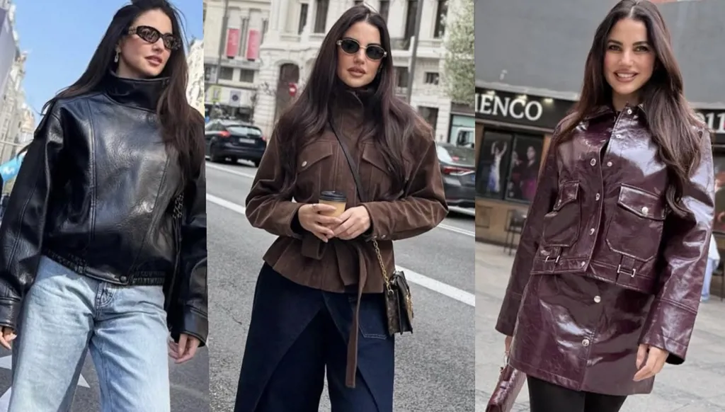 درّة زرّوق تتألق في مدريد بموضة الجلد 2026... ستايل كاجوال بأساليب ملهمة