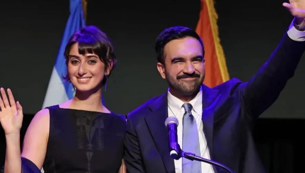 زهران ممداني وزوجته راما دواجي (إنستغرام)