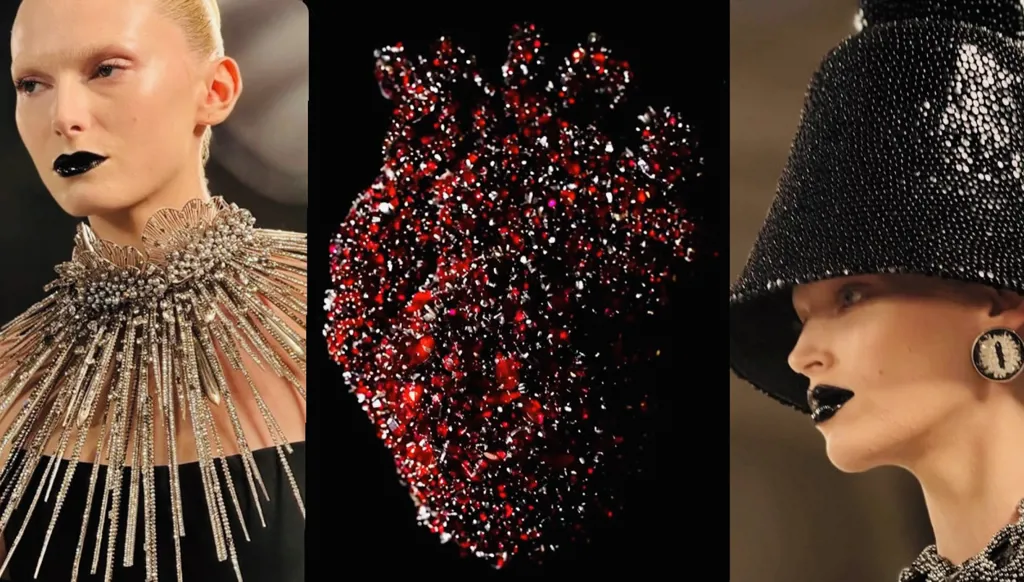 سكياباريلي في "العودة إلى المستقبل" لوحات سرياليّة تعانق الرموز الهندسيّة للأزياء الراقية (صور وفيديو)