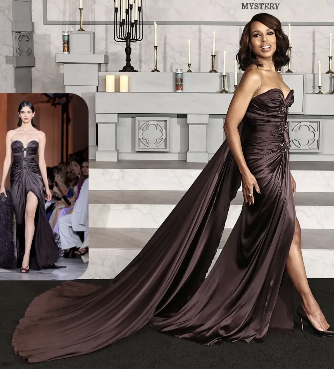 كيري واشنطن بتصميم زهير مراد (إنستغرام)