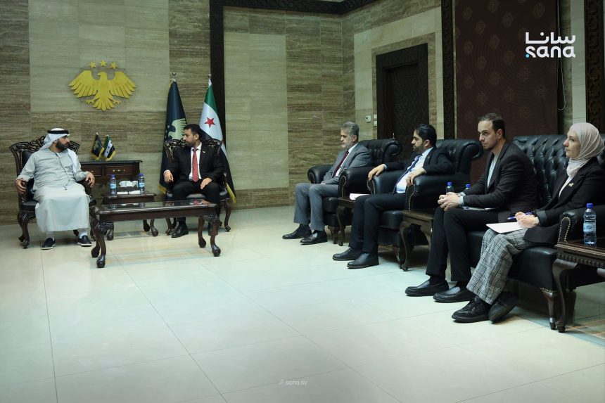 جانب من اللقاء (سانا)