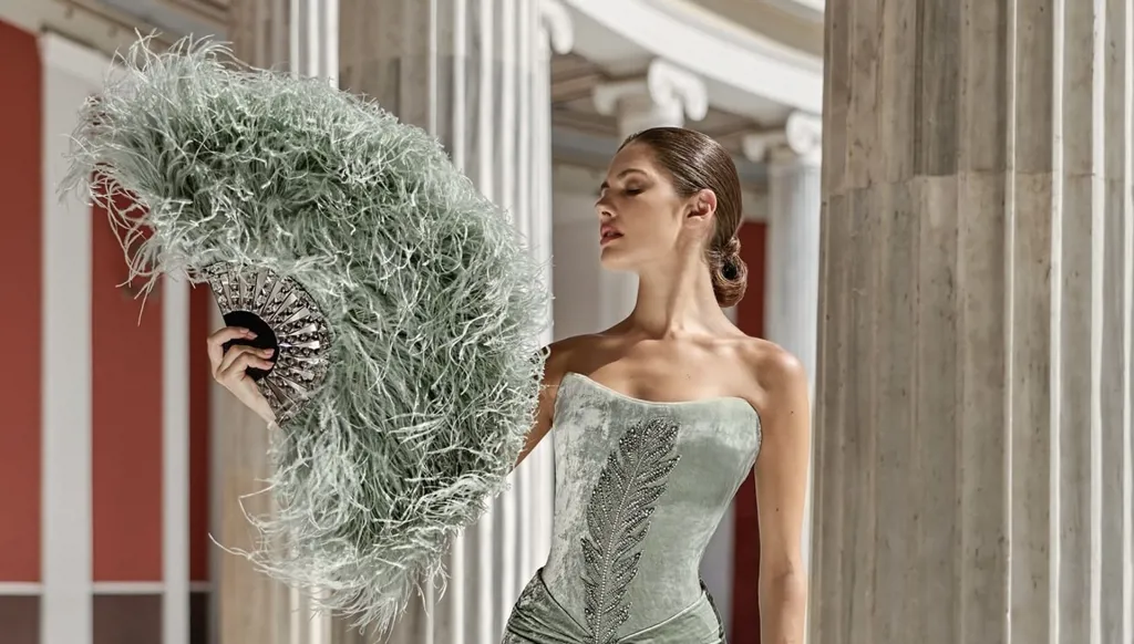 رامي قاضي يُحلّق بموضة الأنوثة الراقية... ويُحوّل مروحة اليد إلى عرض بصري مذهل (صور وفيديو)