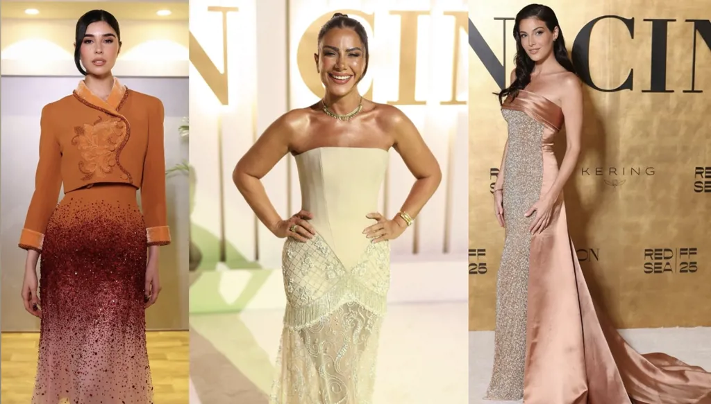 إطلالات النجمات العربيات بإبداعات جورج حبيقة تتصدّر Women in Cinema في مهرجان البحر الأحمر 2025 (صور وفيديو)