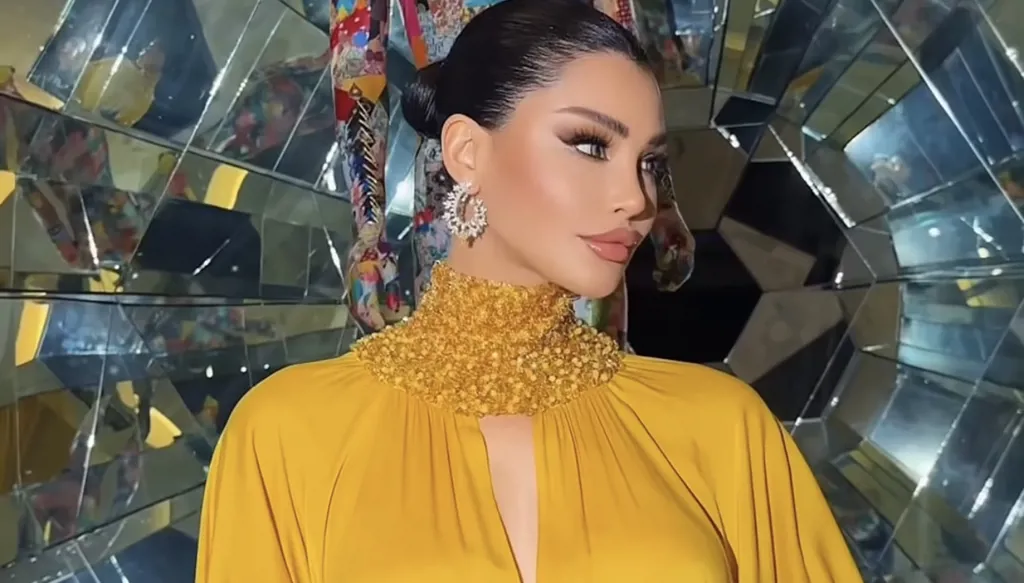 أميمة طالب بفستان زعفراني مهيب من ستيفان رولاند أشعل مواقع التّواصل الاجتماعي (صور وفيديو)