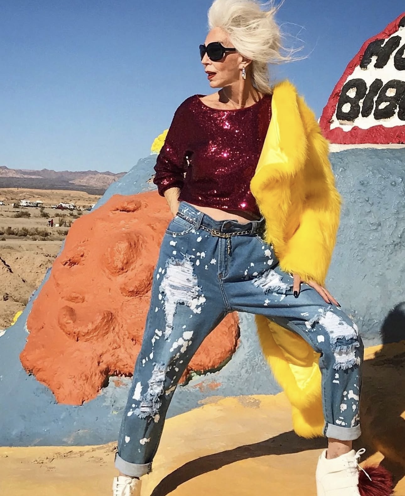 كولين في إحدى جلسات التصوير للمجلات (أرشيف كولين الخاص)