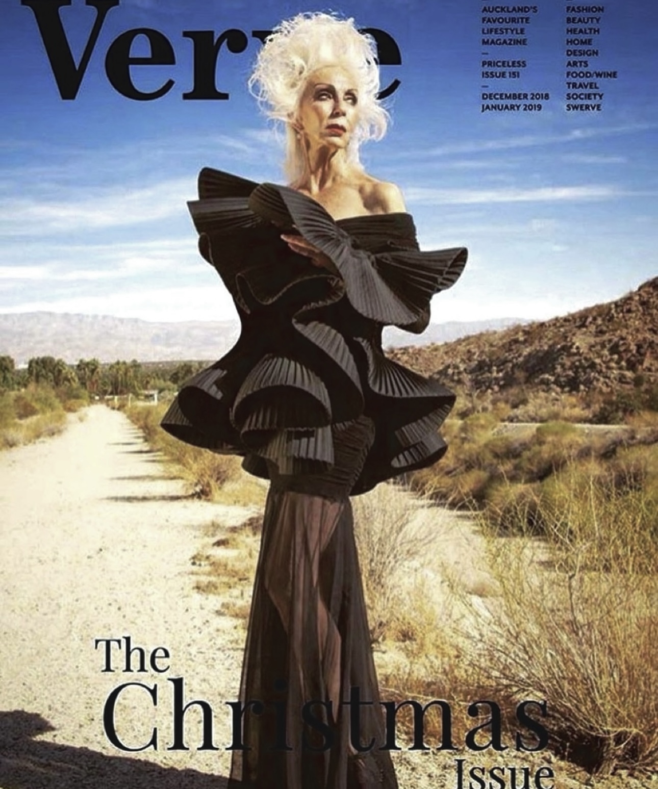 كولين هايدمان على غلاف إحدى المجلات (أرشيف كولين الخاص)