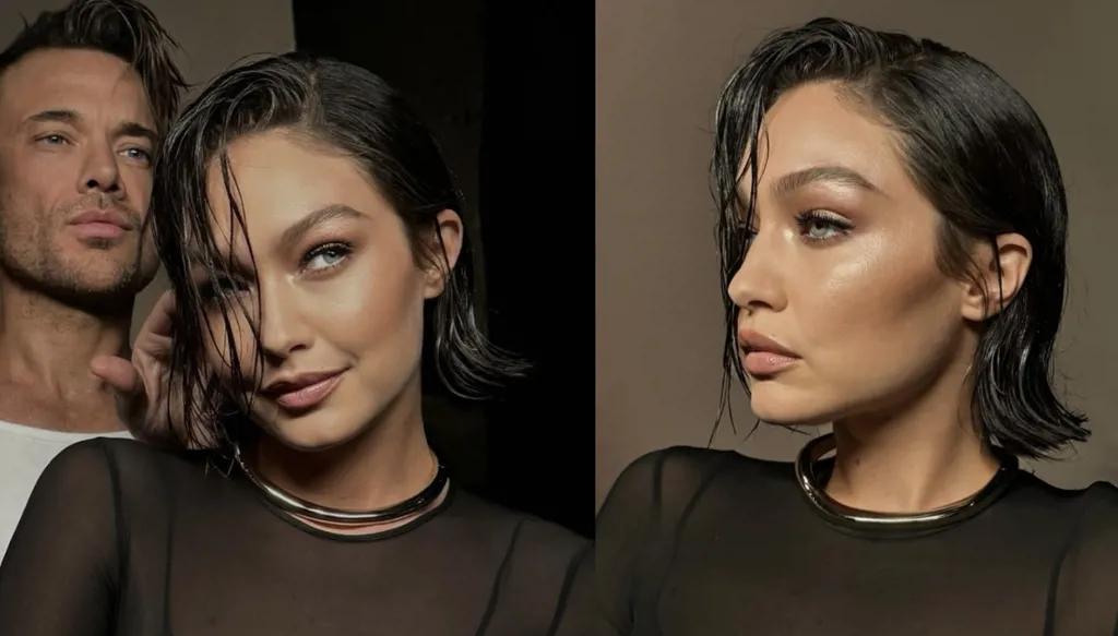 جيجي حديد بأحدث صيحة للشعر في شتاء 2026… لون جديد بقصّة مصقولة