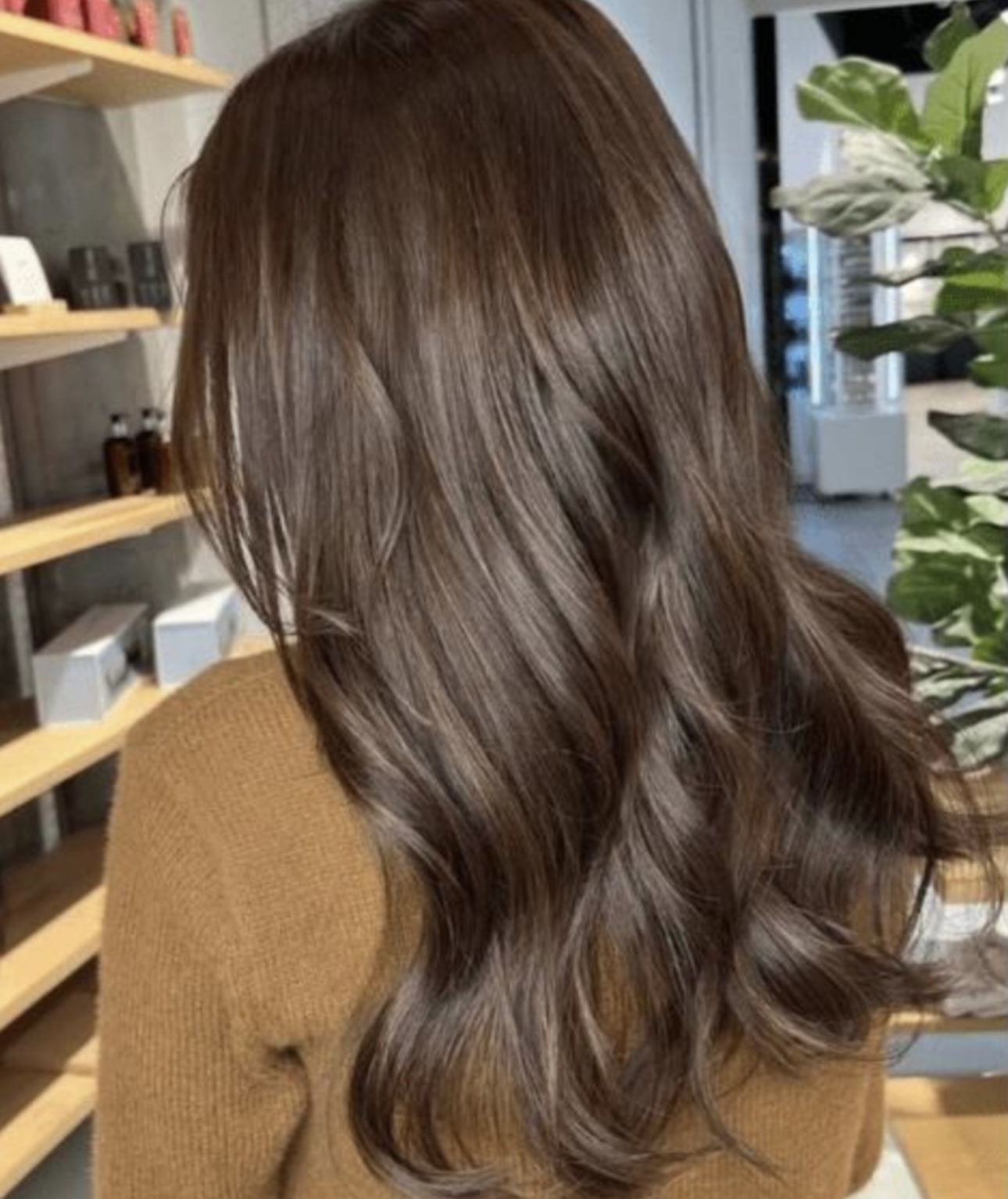 البنيّ بلمعان طبيعي (إنستغرام)