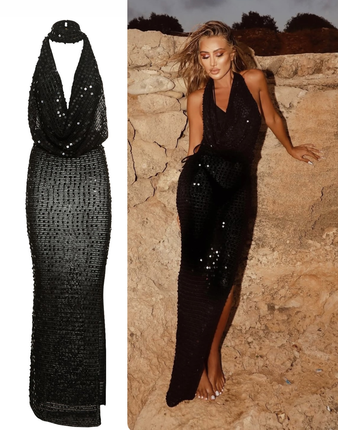 مايا دياب بموضة الكروشيه (إنستغرام)