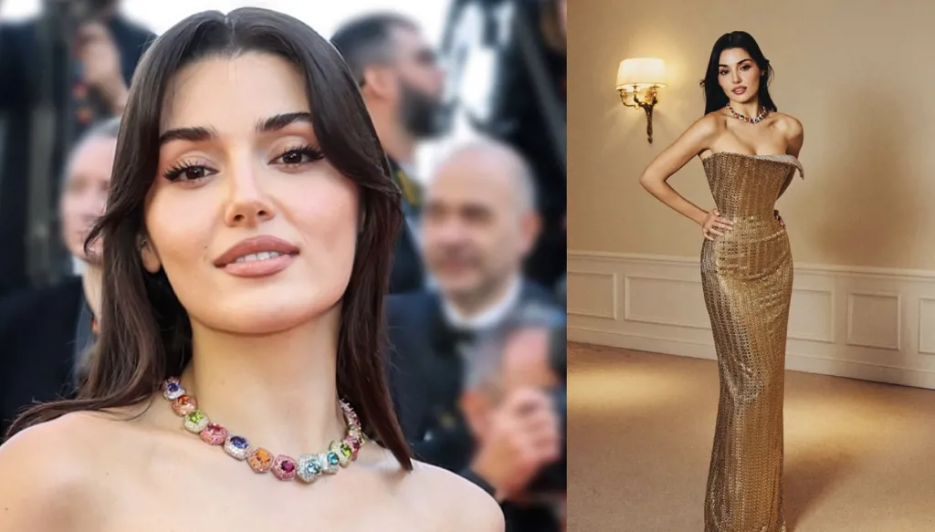 هانده إرتشيل تتألّق بالذهبي في مهرجان كان 2026 بتوقيع صوفي كوتور (صور وفيديو)