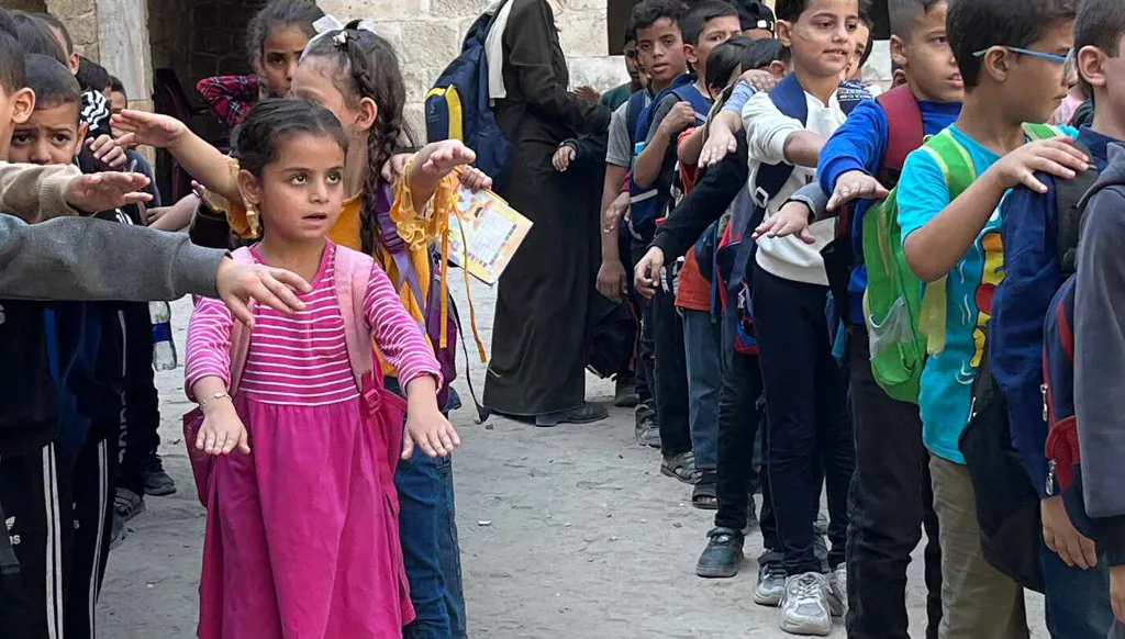 أقدم مدارس فلسطين تولد من جديد في غزة