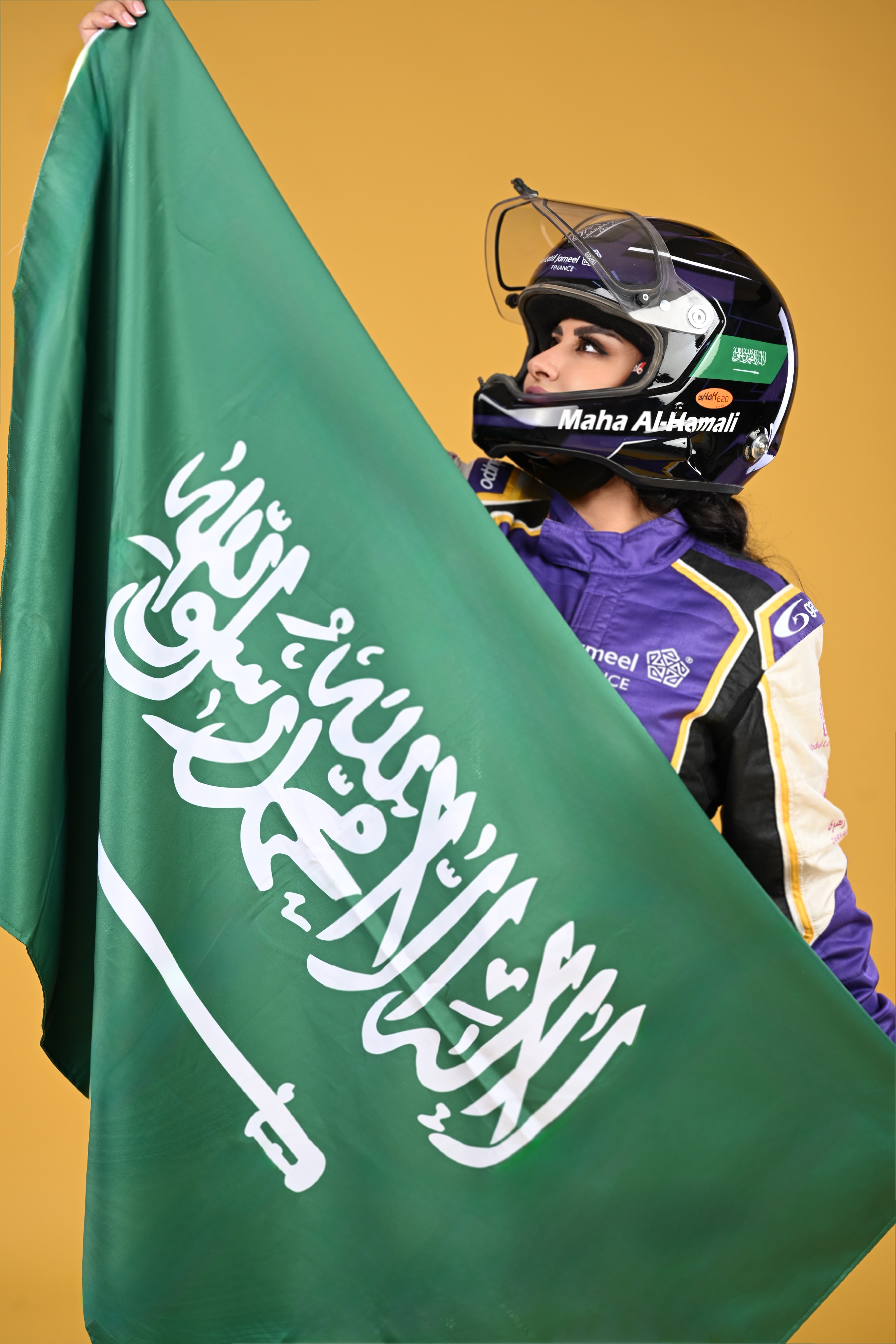 المتسابقة السعودية مها الحملي. (وكالات)