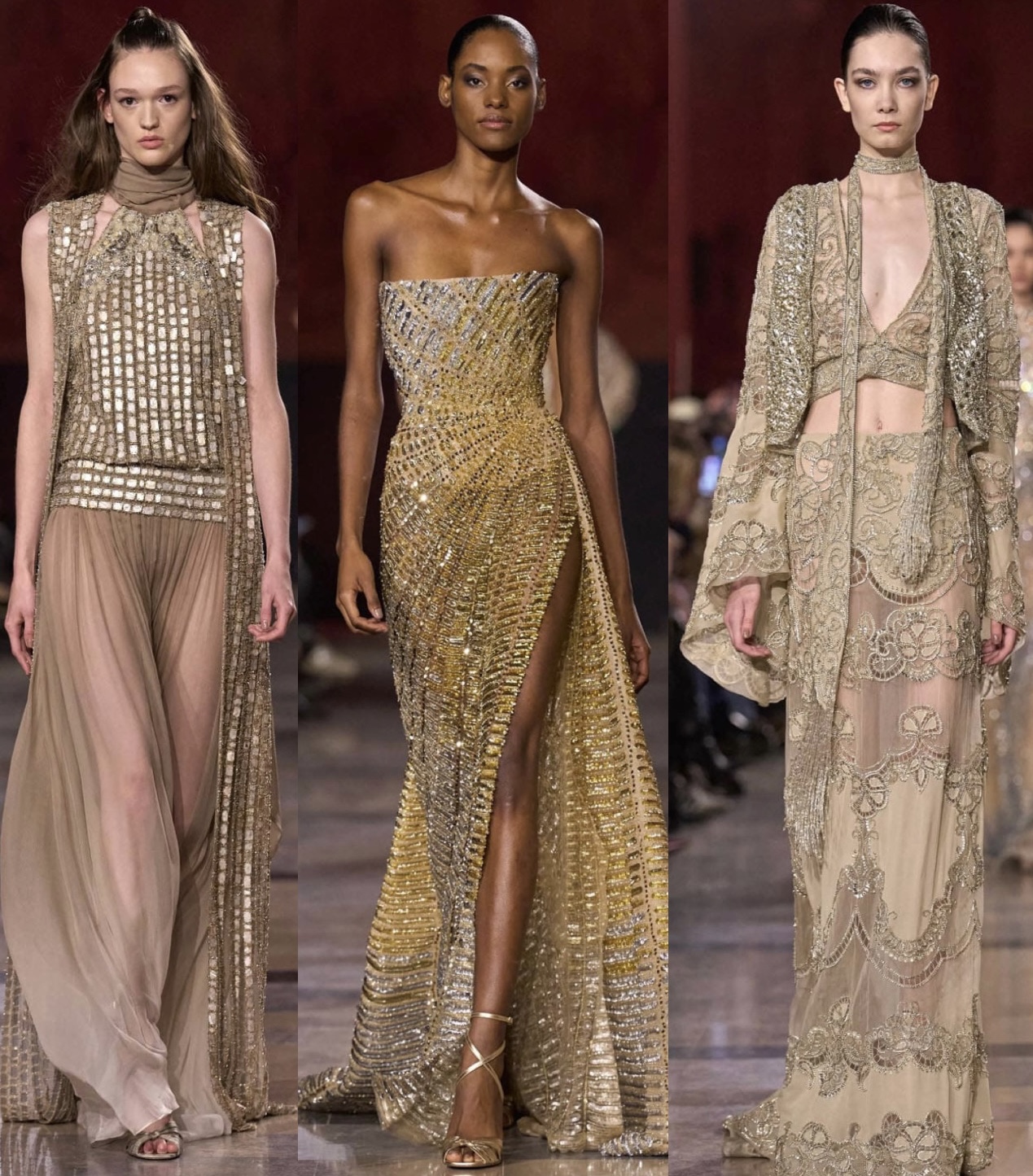 من مجموعة الخياطة الراقية لربيع وصيف 2026 بتوقيع إيلي صعب (إنستغرام)