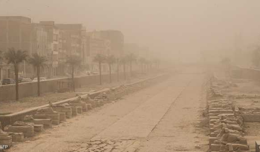 مصر تحت وطأة طقس مشبع بالغبار