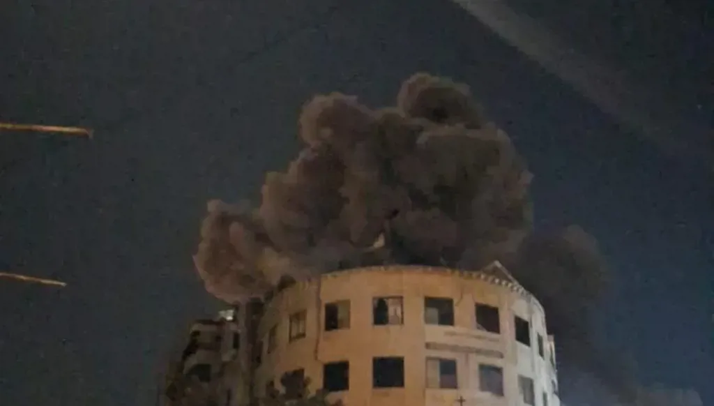 Israeli airstrike hits Al-Manar TV building in Beirut’s southern suburb