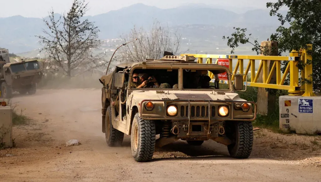 Israeli vehicle. (AFP)
