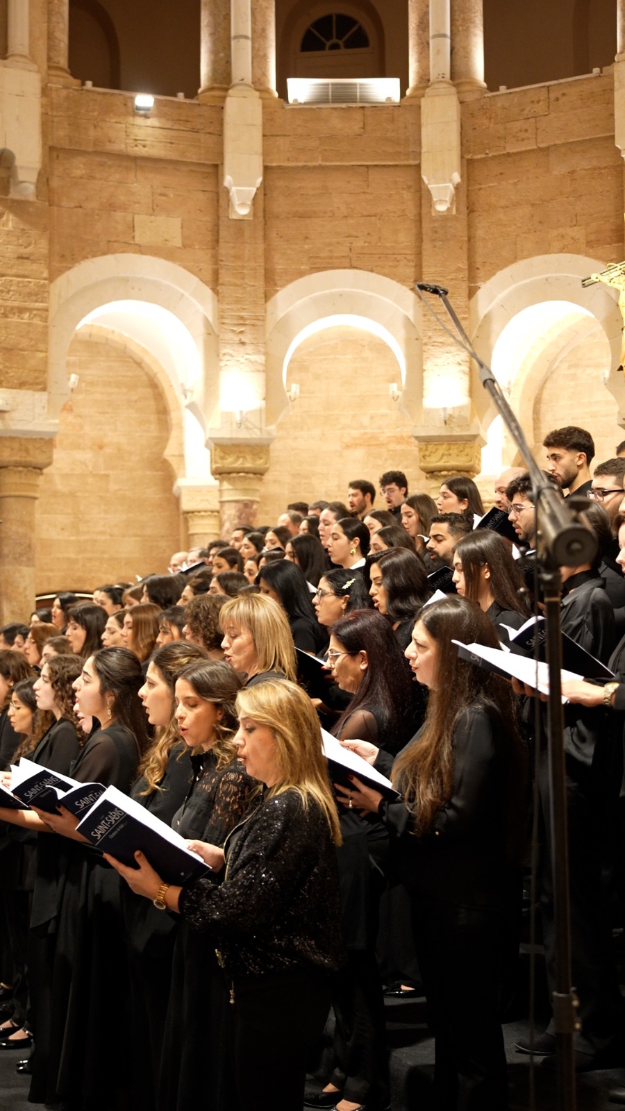 جانب من حفل “بيروت ترنم“. (النهار)