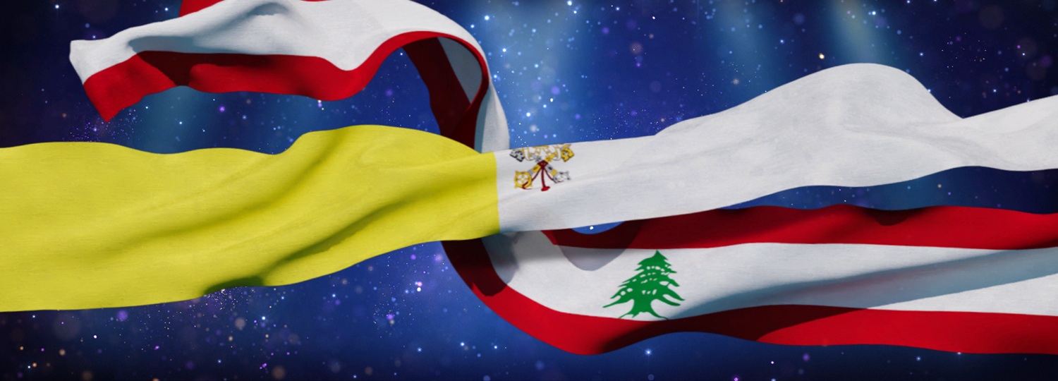 لقطة من العرض البصري من تصميم إميل عضيمي. (النهار)