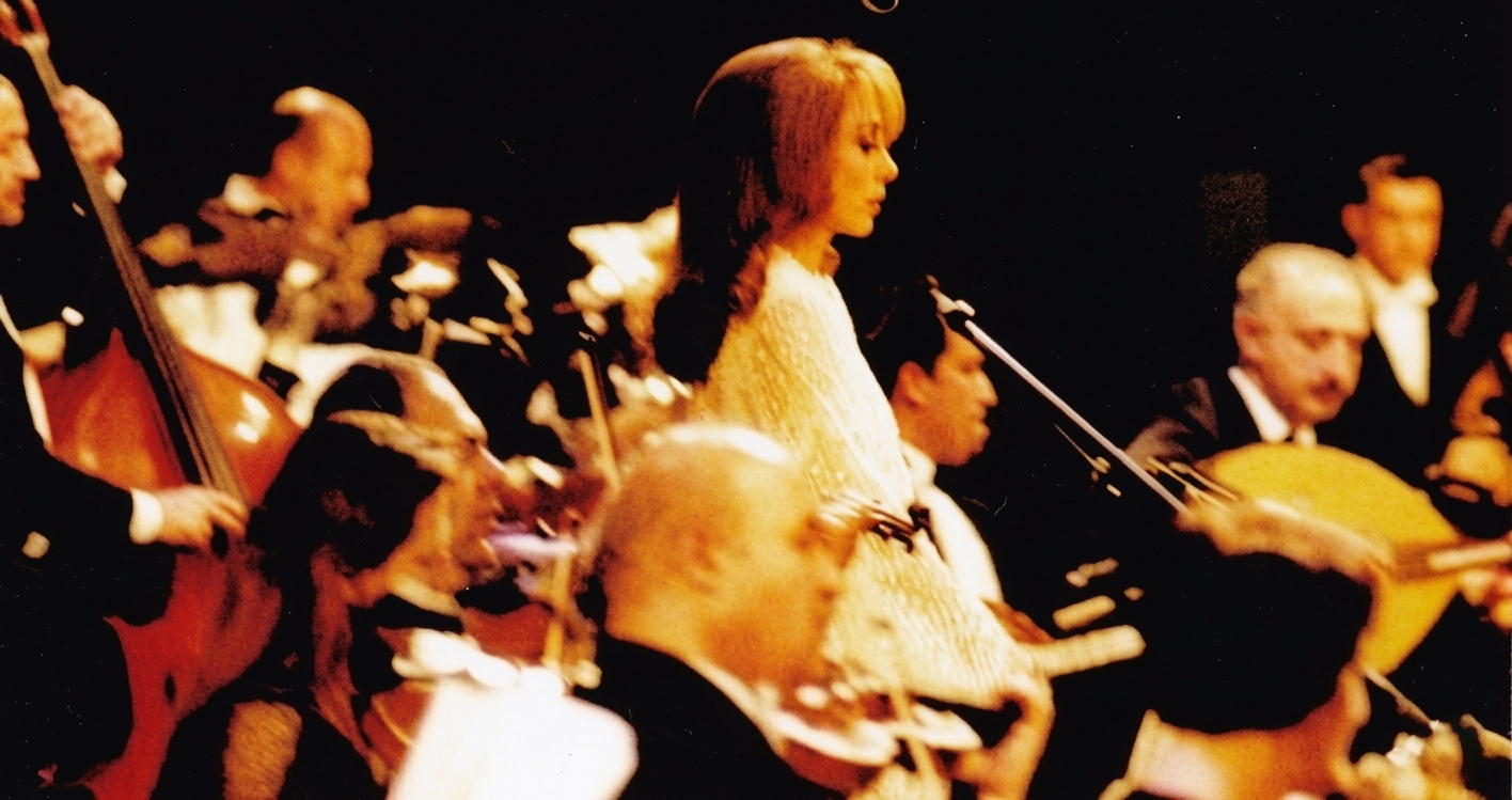 السيدة فيروز في القسم الثاني من الحفل. (ستيف بنت)