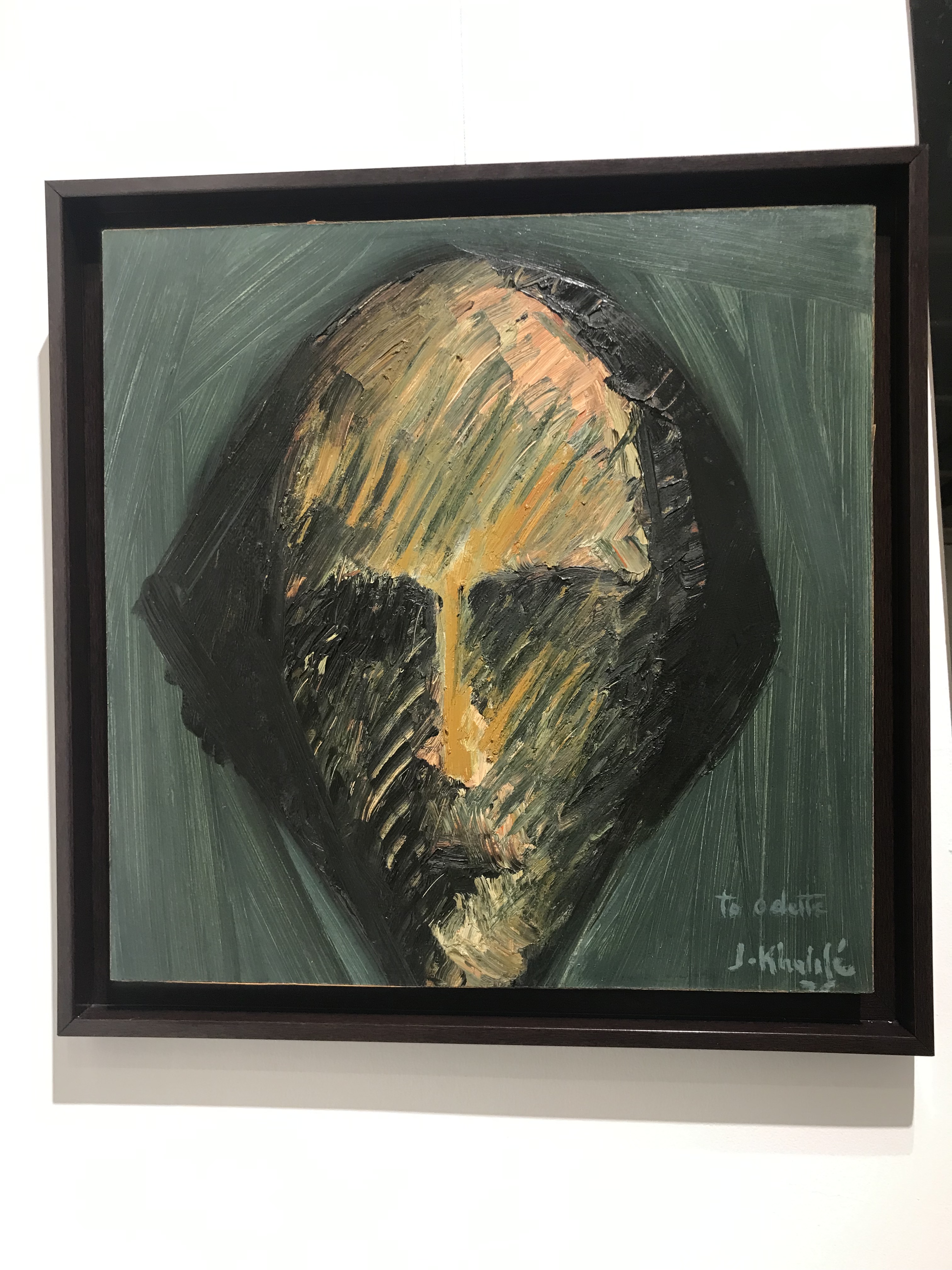 جان خليفة بريشته.