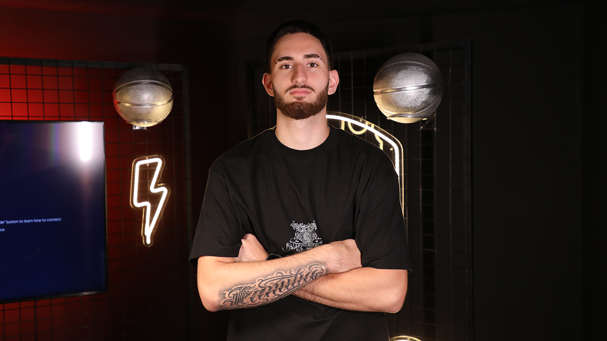 لاعب نادي المركزية جونية جهاد الخطيب. (النهار)