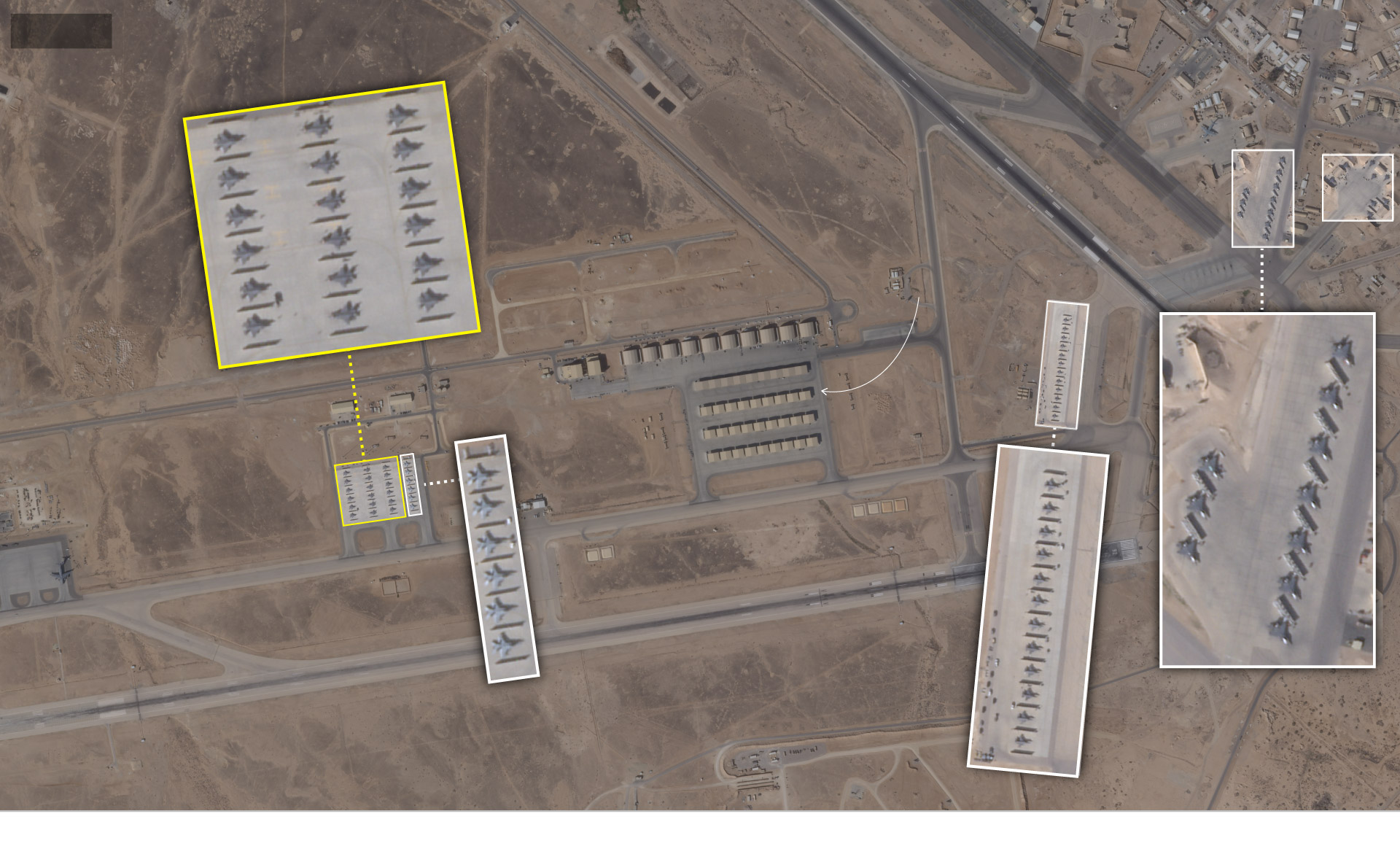 الانتشار العسكري في الأردن.