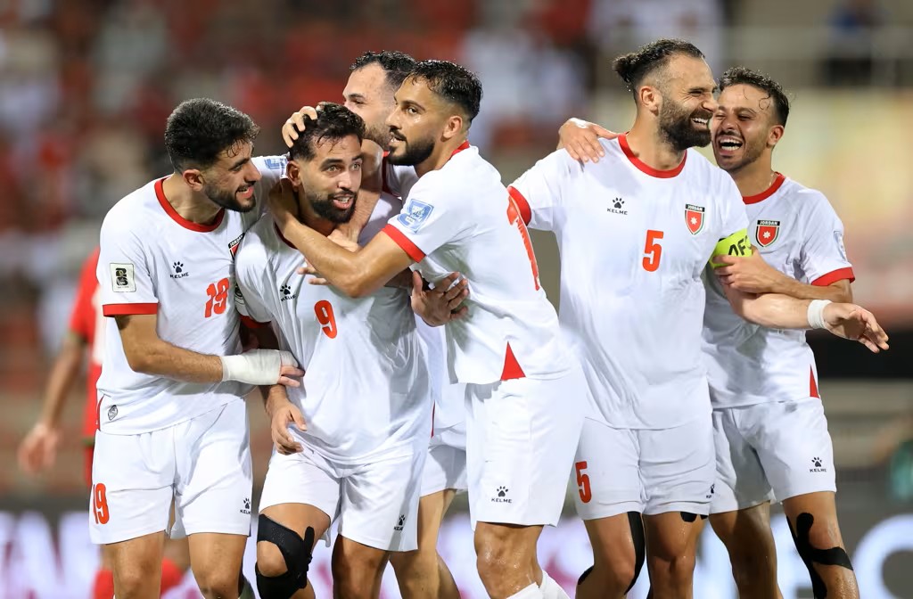 لاعبو الأردن.