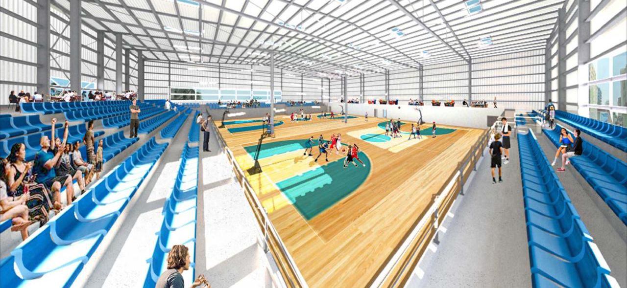 يبدو أنّ هناك اتجاهاً لدى المسؤولين في اتحاد كرة السلة لنقل مشروع إنشاء الملعبين ومقر الاتحاد من كسروان إلى المتن. (رسم لملعب جونية من الداخل)