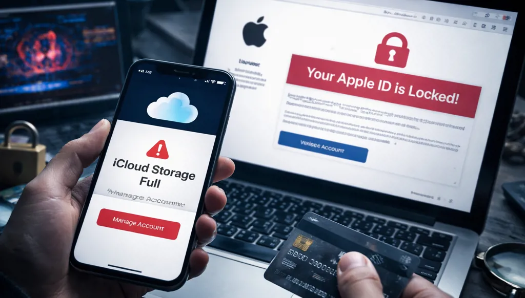 خدعة "امتلاء آيكلاود": كيف يستدرج المحتالون مستخدمي "آيكلاود" باسم "أبل"؟