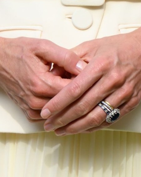 كيت ميدلتون تعتمد موضة تكديس الخواتم (إنستغرام)