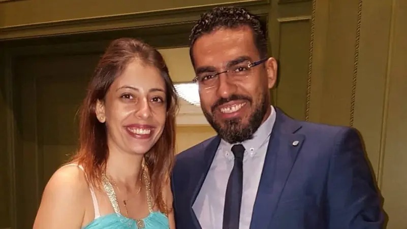 الأب والأم المقتولان (وسائل إعلام مصرية)