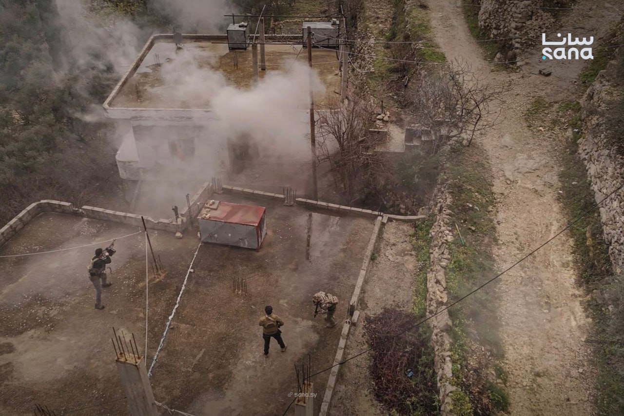 العملية الأمنية بريف جبلة (سانا)