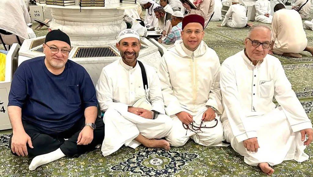 أحمد سعد في الحج: "تبت إلى الله"... وتصريح من زوجته علياء بسيوني