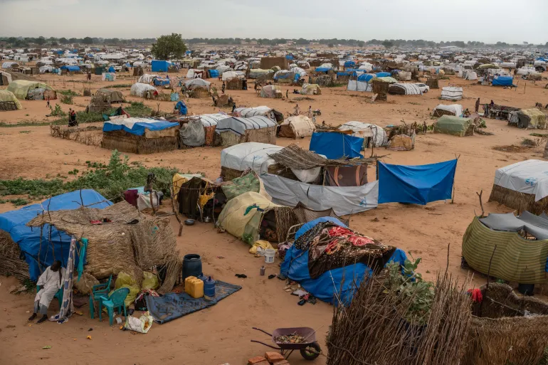 خيام نازحين في السودان (أرشيفية)