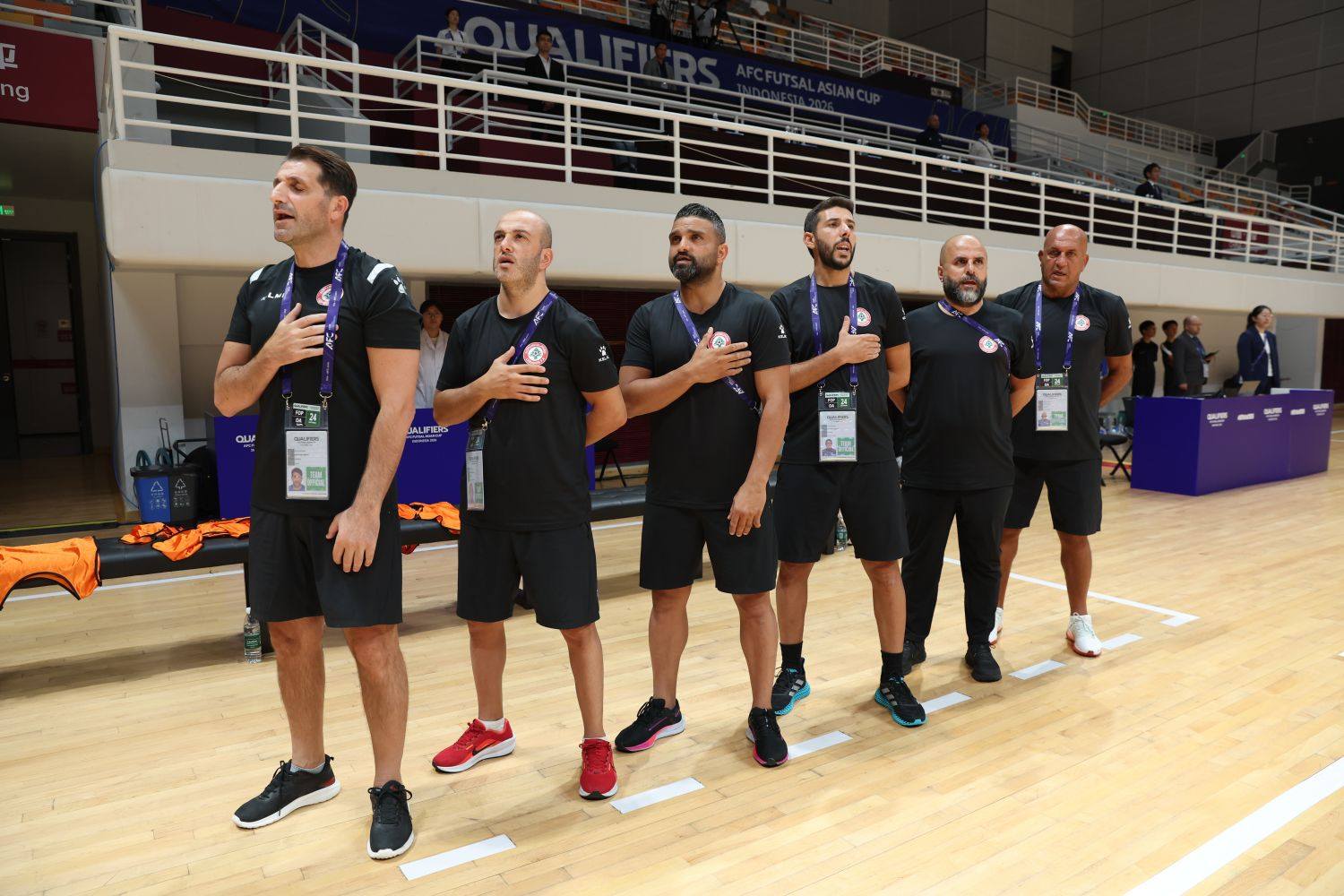 منتخب كرة الصالات هذه المرة بقيادة جهاز فني محلي بالكامل. (وكالات)