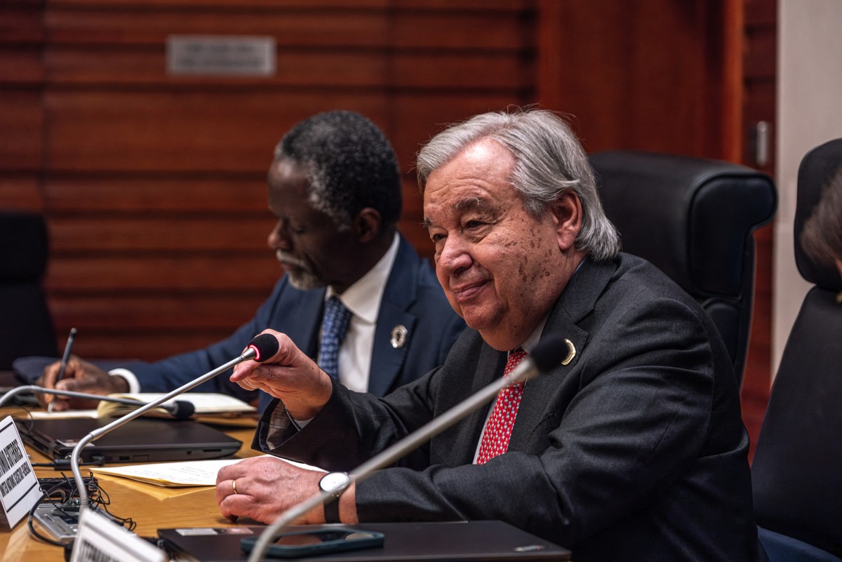 أنطونيو غوتيريش (أ ف ب). 