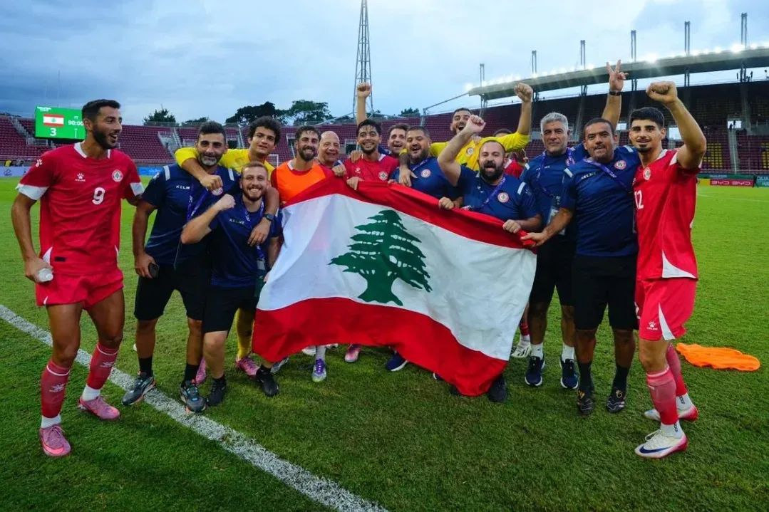 المنتخب الأولمبي يُسعد الشعب اللبناني. (وكالات)