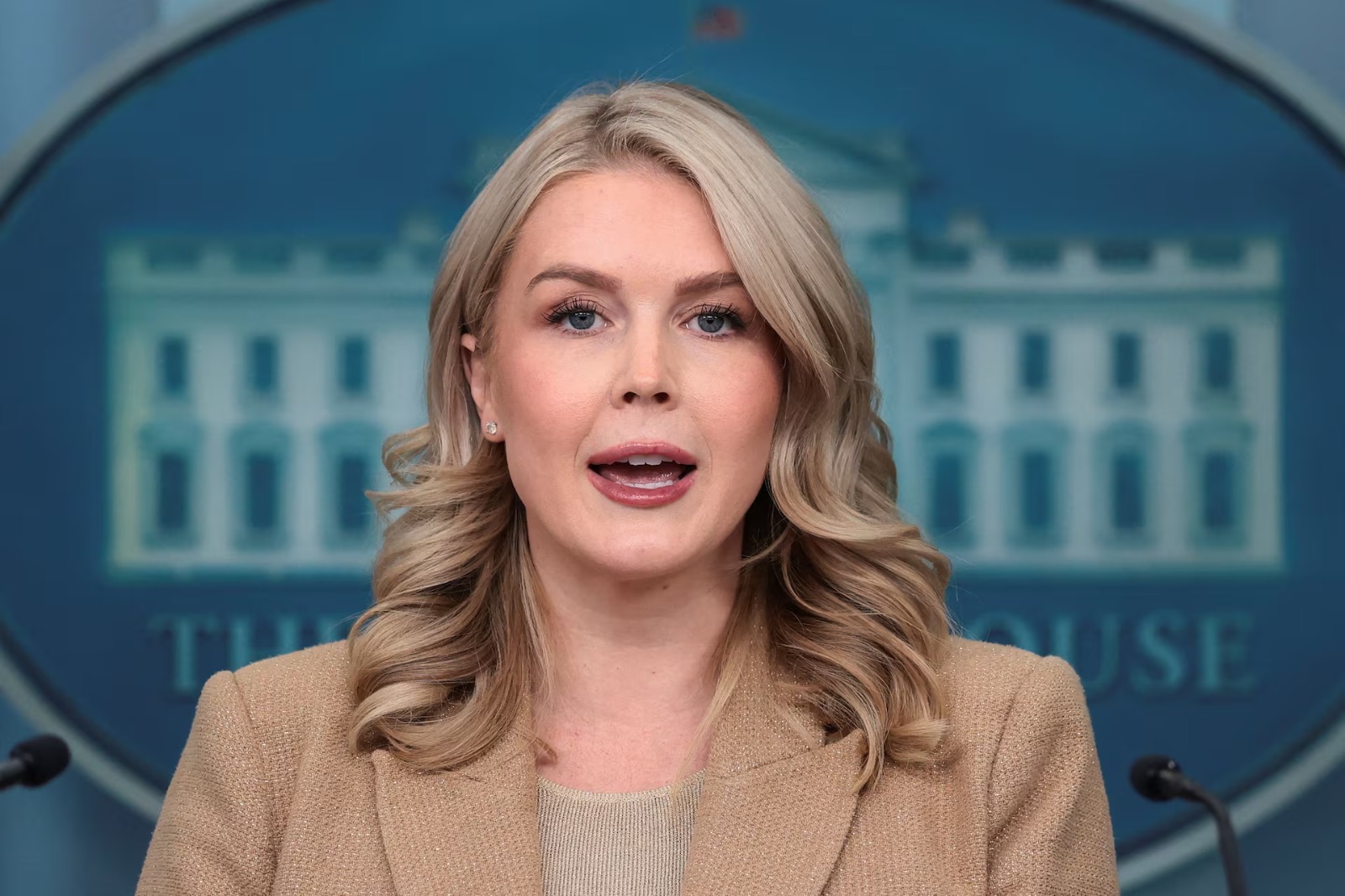 المتحدثة باسم البيت الأبيض كارولين ليفيت (رويترز)
