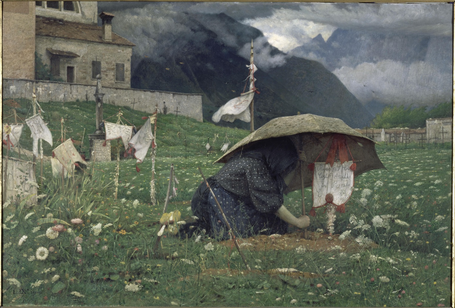 “المطر الأول“ للفنان الإيطالي ليجي نونو.