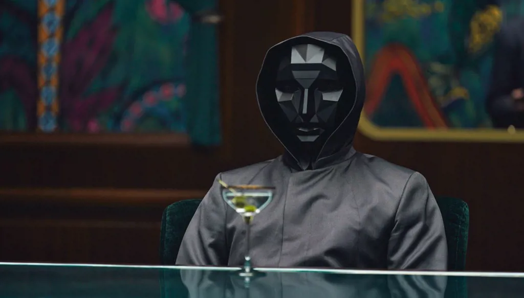 مشهد من  "لعبة الحبّار" 