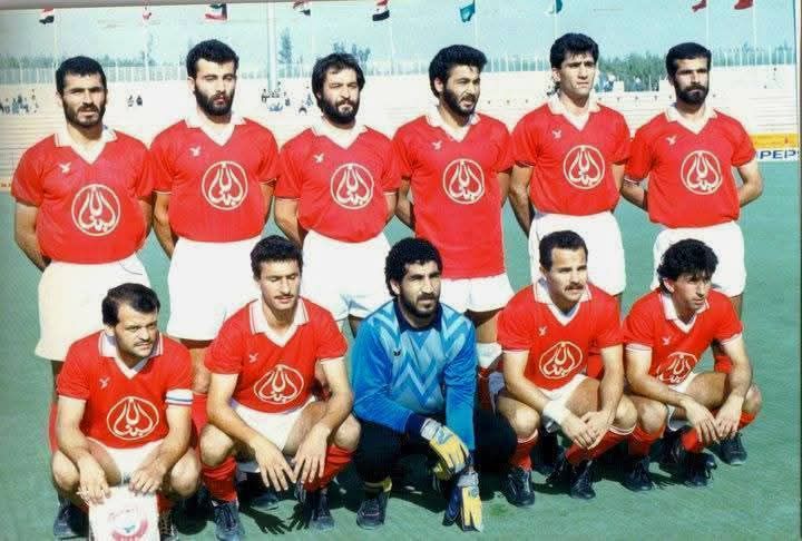 الراحل حسن عبود يرتدي شارة القيادة لمنتخب لبنان في كأس العرب. (وكالات)