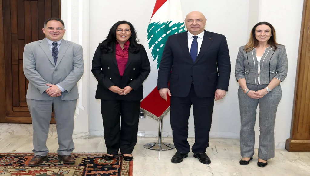 جوزف عون يستقبل مديرة البنك الدولي للشرق الأوسط مع وفد مرافق