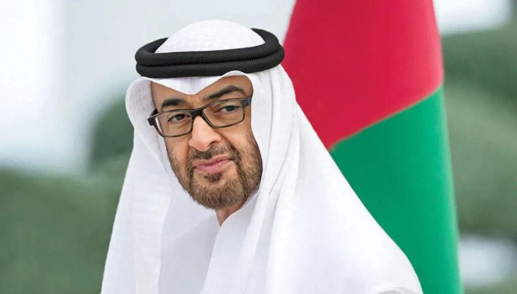 بن زايد يستقبل حاكم رأس الخيمة وولي عهده