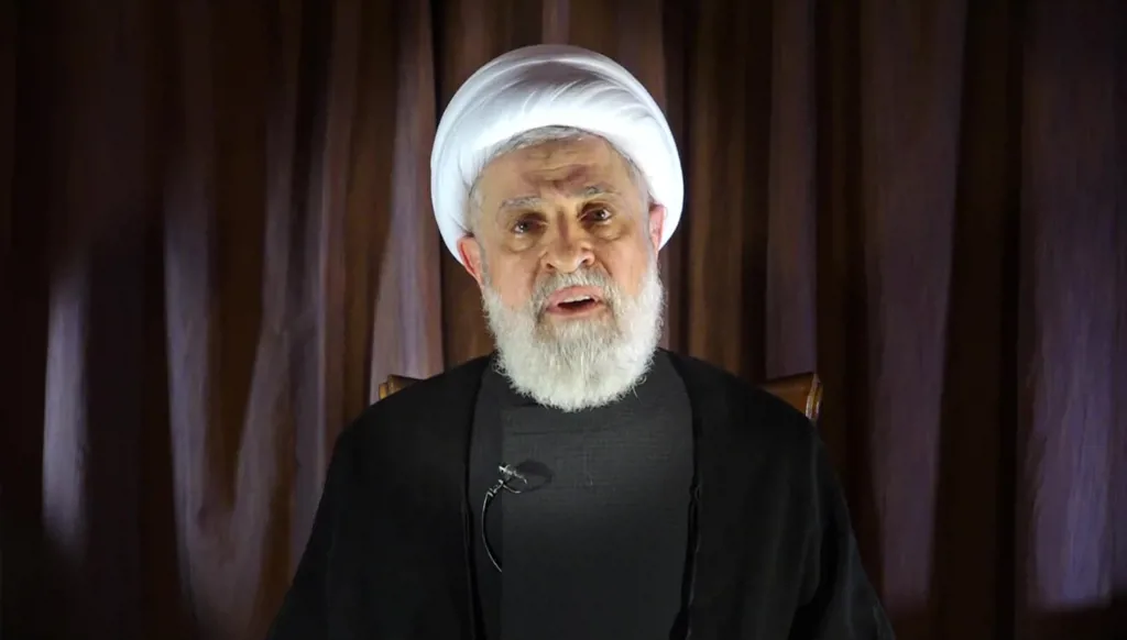 نعيم قاسم يحدّد 3 أولويات لنهضة لبنان...  الغارة الإسرائيلية على الضاحية الجنوبية لبيروت "اعتداء سياسي"