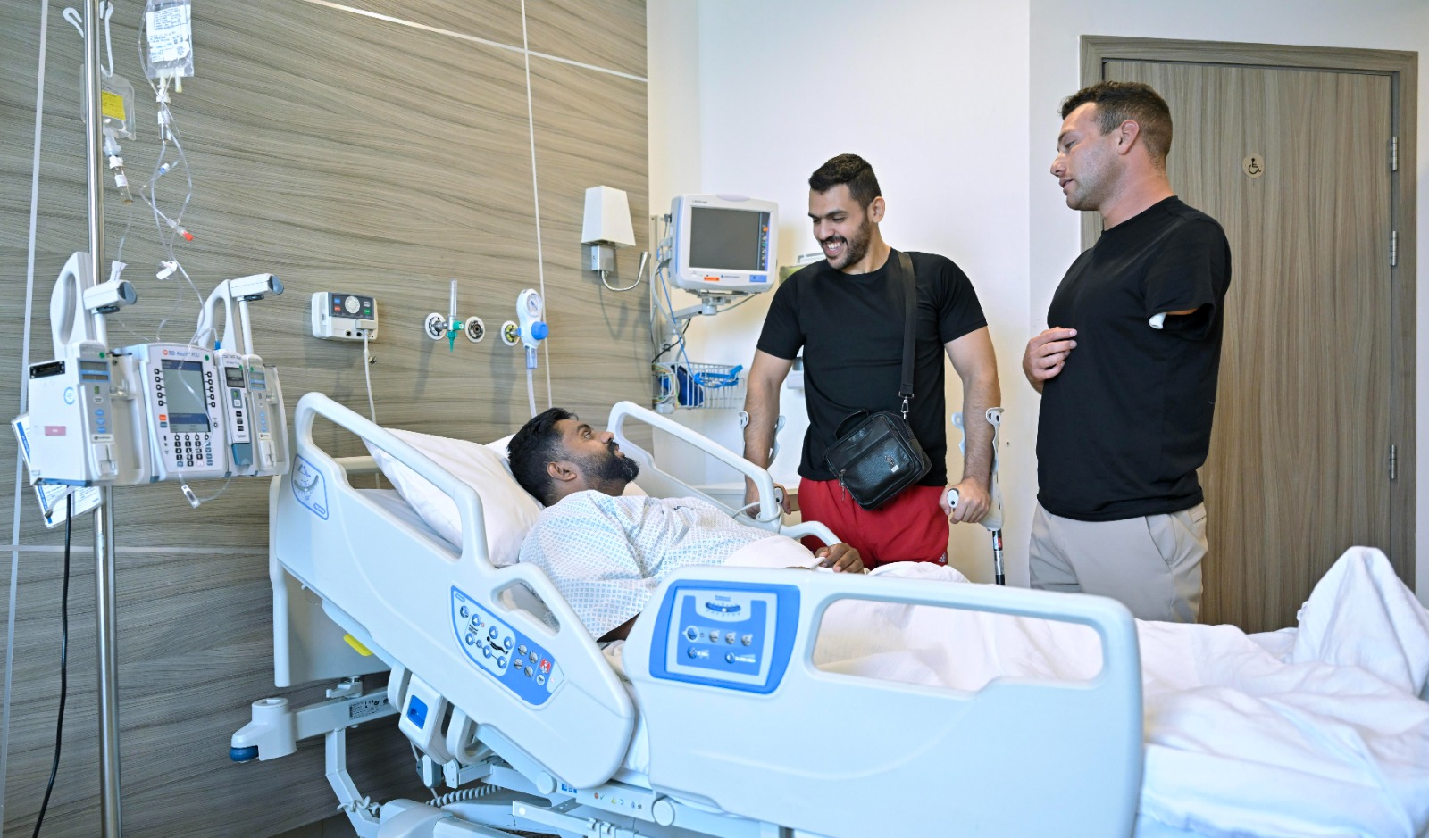 أحد المرضى بعد خضوعه للجراحة (النهار)