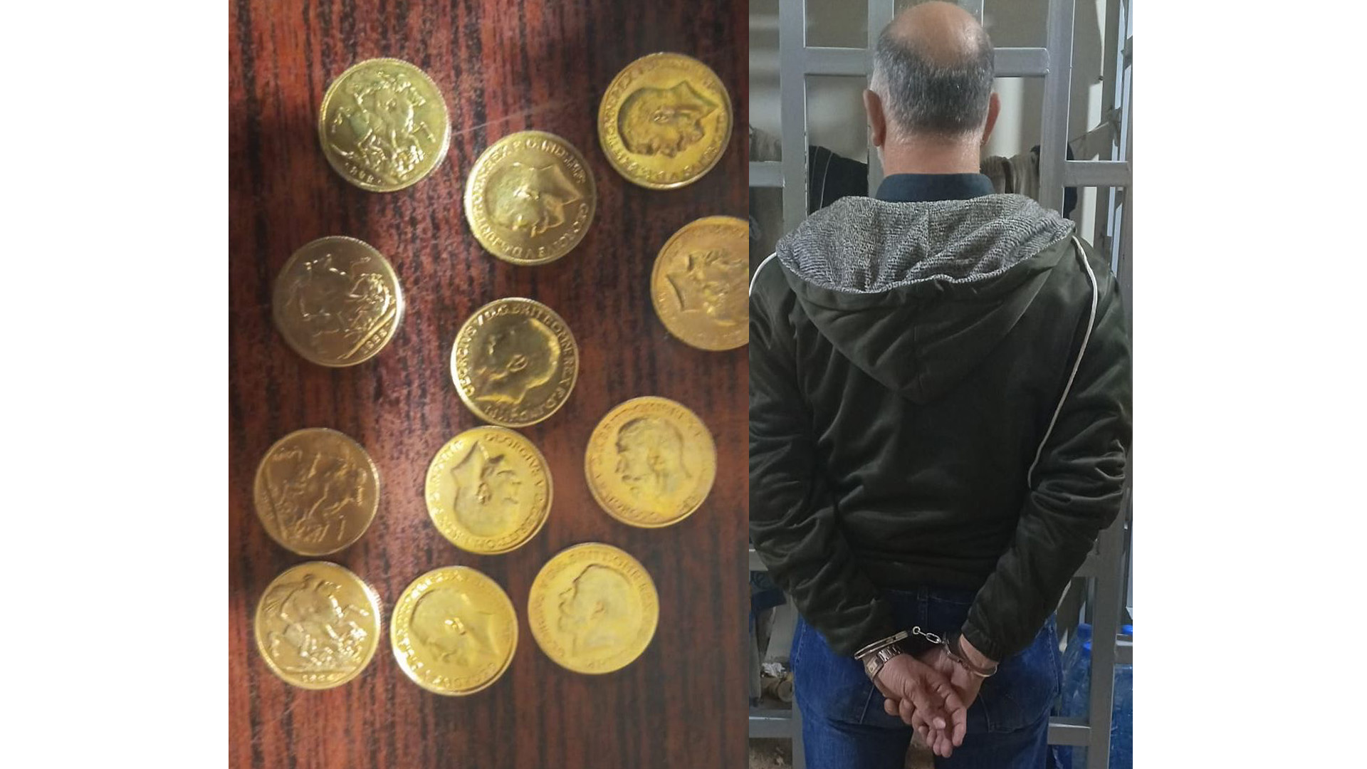 الموقوف والمضبوطات. (قوى الأمن الداخلي)