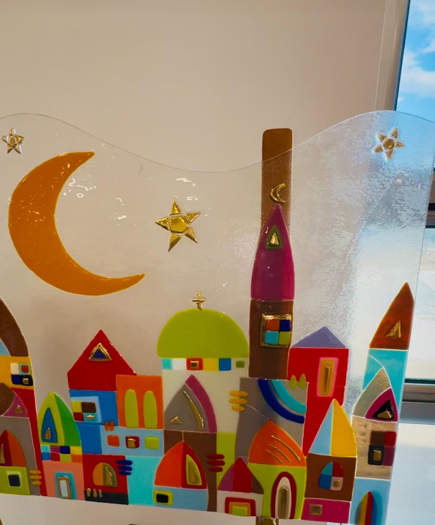 نموذج من الزجاج الدمشقي (النهار)