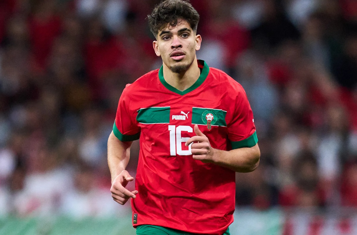 الزلزولي بقميص المنتخب المغربي. (وكالات)