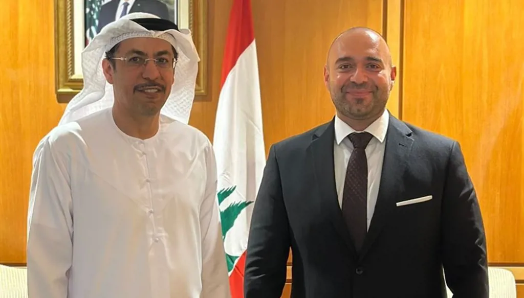 سفير الإمارات سالم فهد الكعبي يصل بيروت