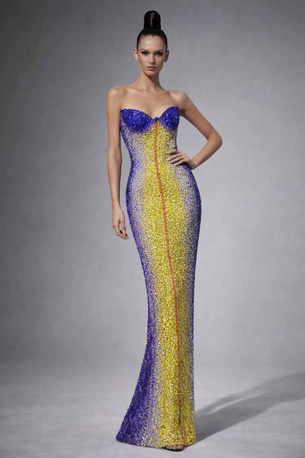 من مجموعة أزياء للمصمم اللبناني العالمي شربل زوي